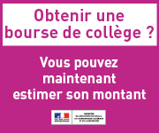 Simulateur de bourses de collège - Bannière