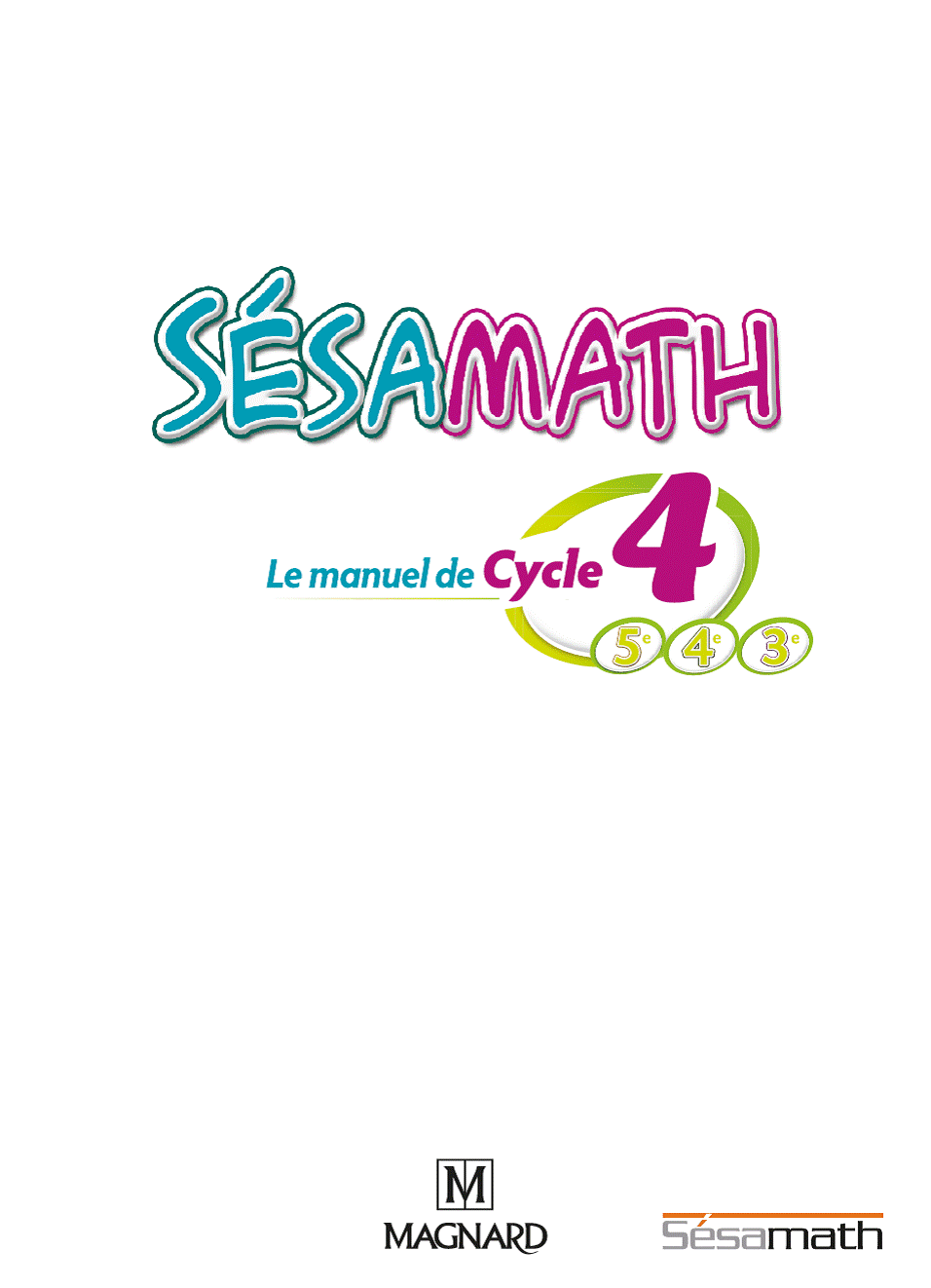 Couverture - Sésamath cycle 4